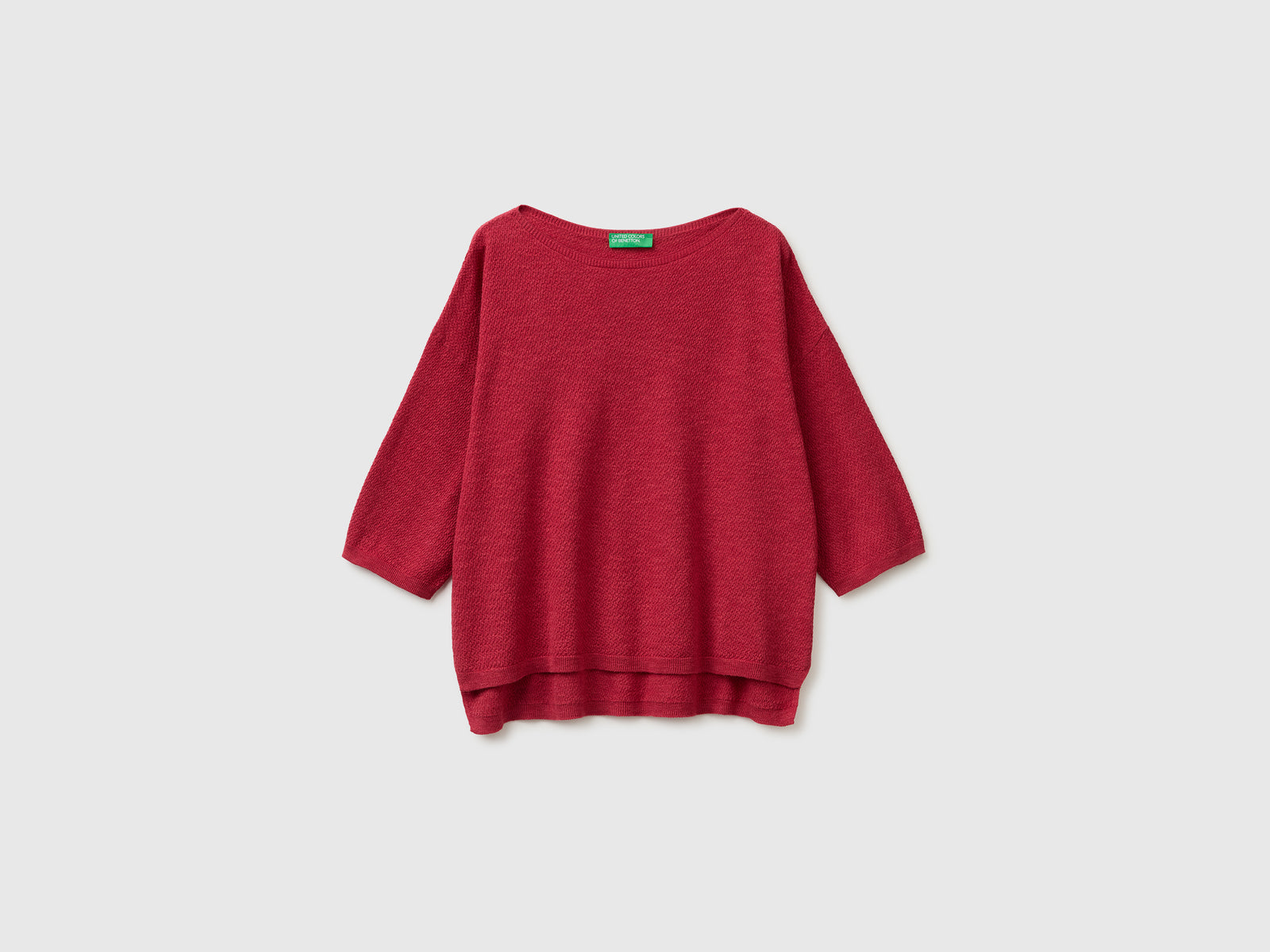 Boxy fit linen blend sweater - ucb_image_FS