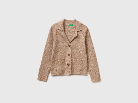 100% cotton knit blazer - ucb_image_FS