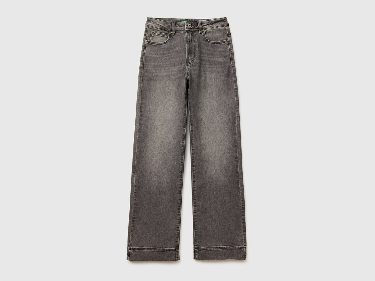 Recycled cotton flare jeans - ucb_image_FS