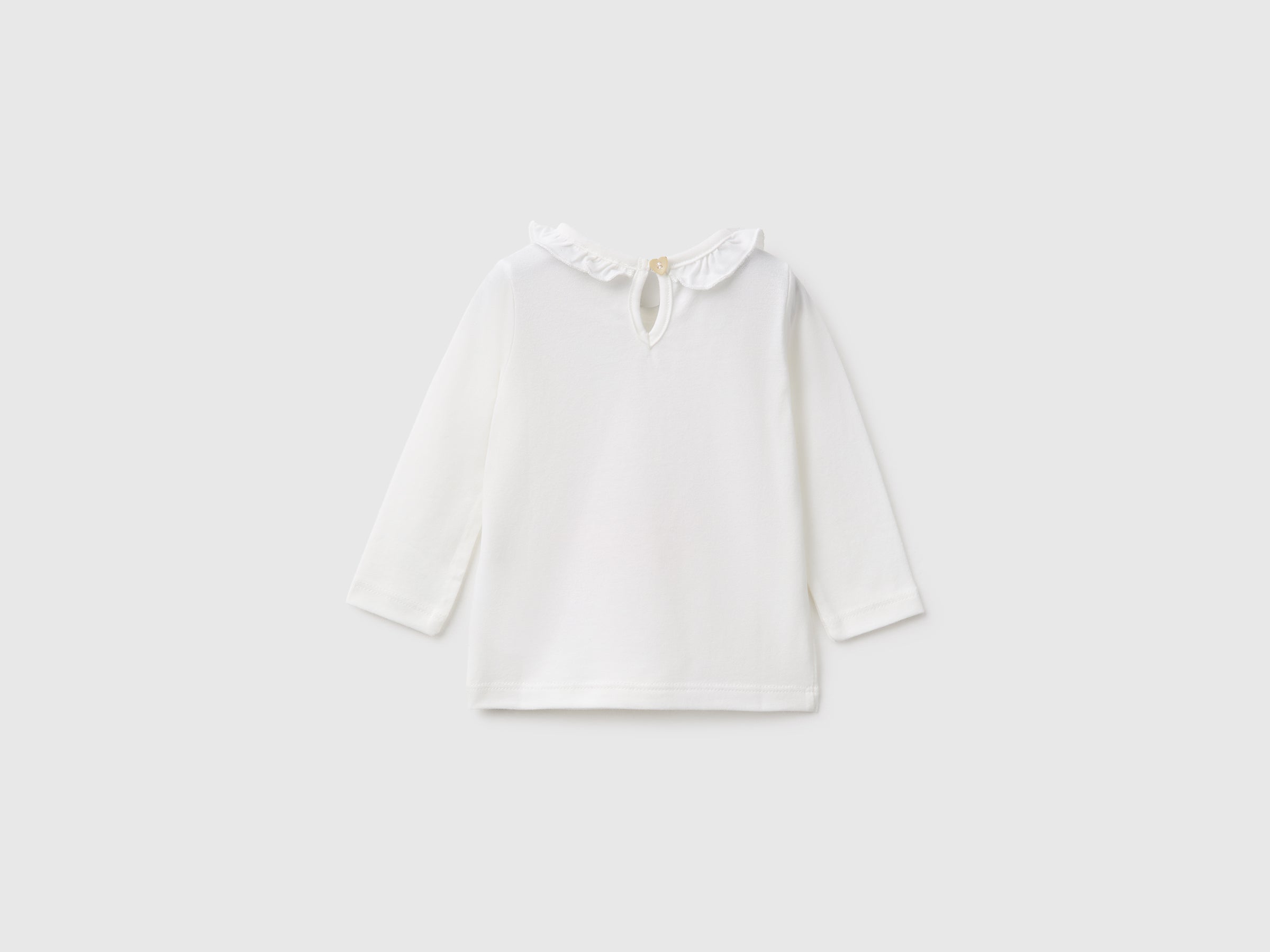 T-shirt com folhos na gola - ucb_image_BS