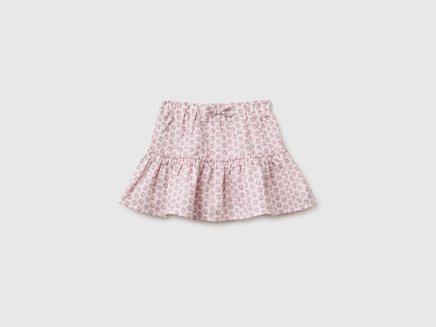 Floral skirt in linen blend - ucb_image_FS