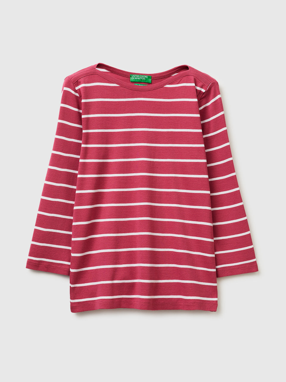 Striped t-shirt with boat neck - ucb_image_FS