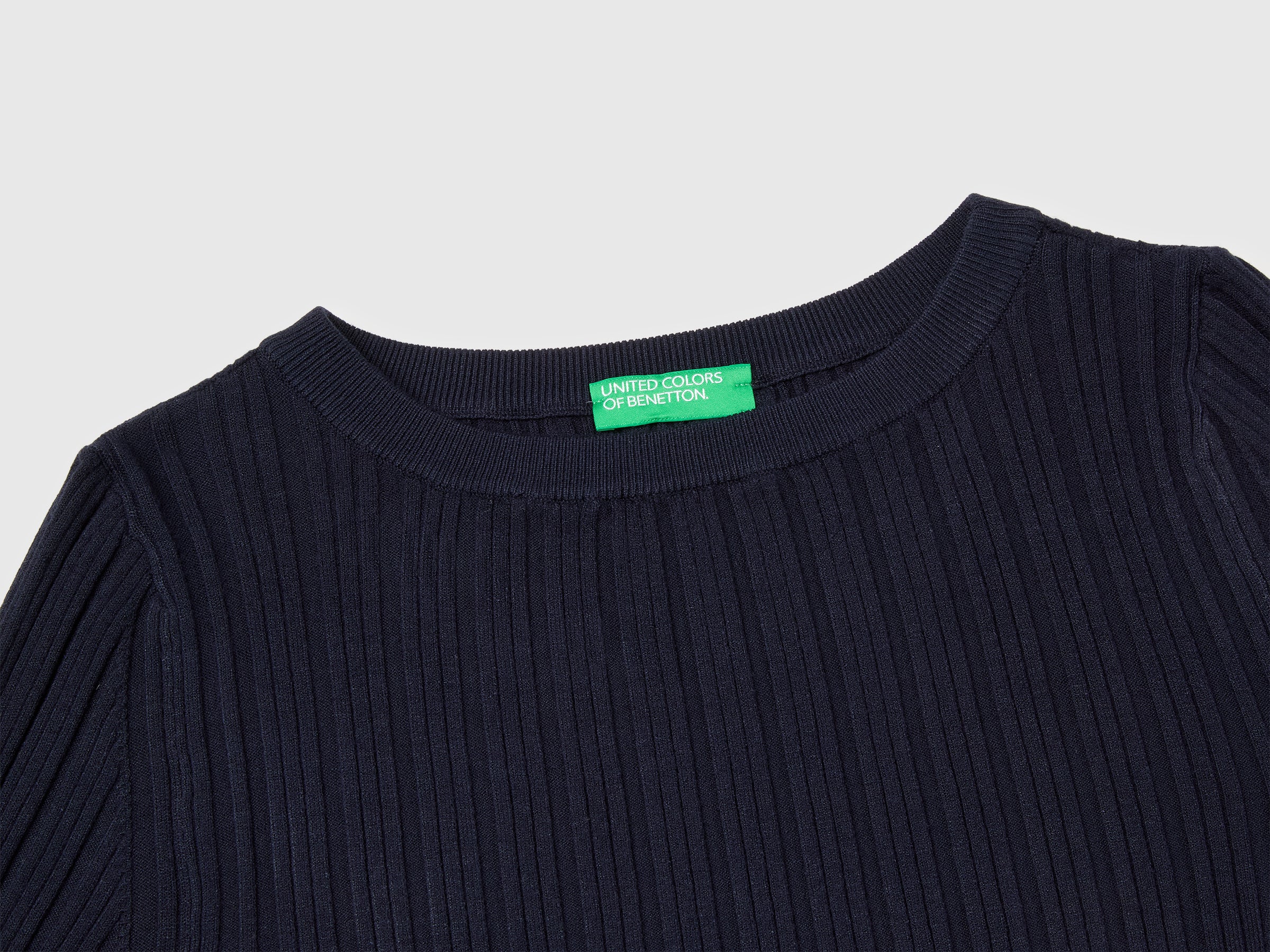 Fitted ribbed sweater - ucb_image_DS1