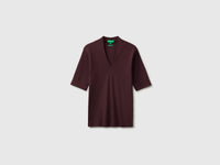 T-shirt slim fit em algodão de fibra longa - ucb_image_FS