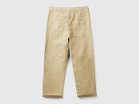 Joggers em mistura de algodão com cordão de ajuste - ucb_image_BS