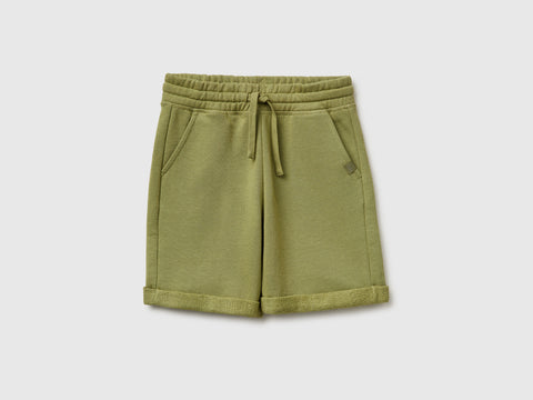 Bermuda shorts in pure cotton fleece - ucb_image_FS