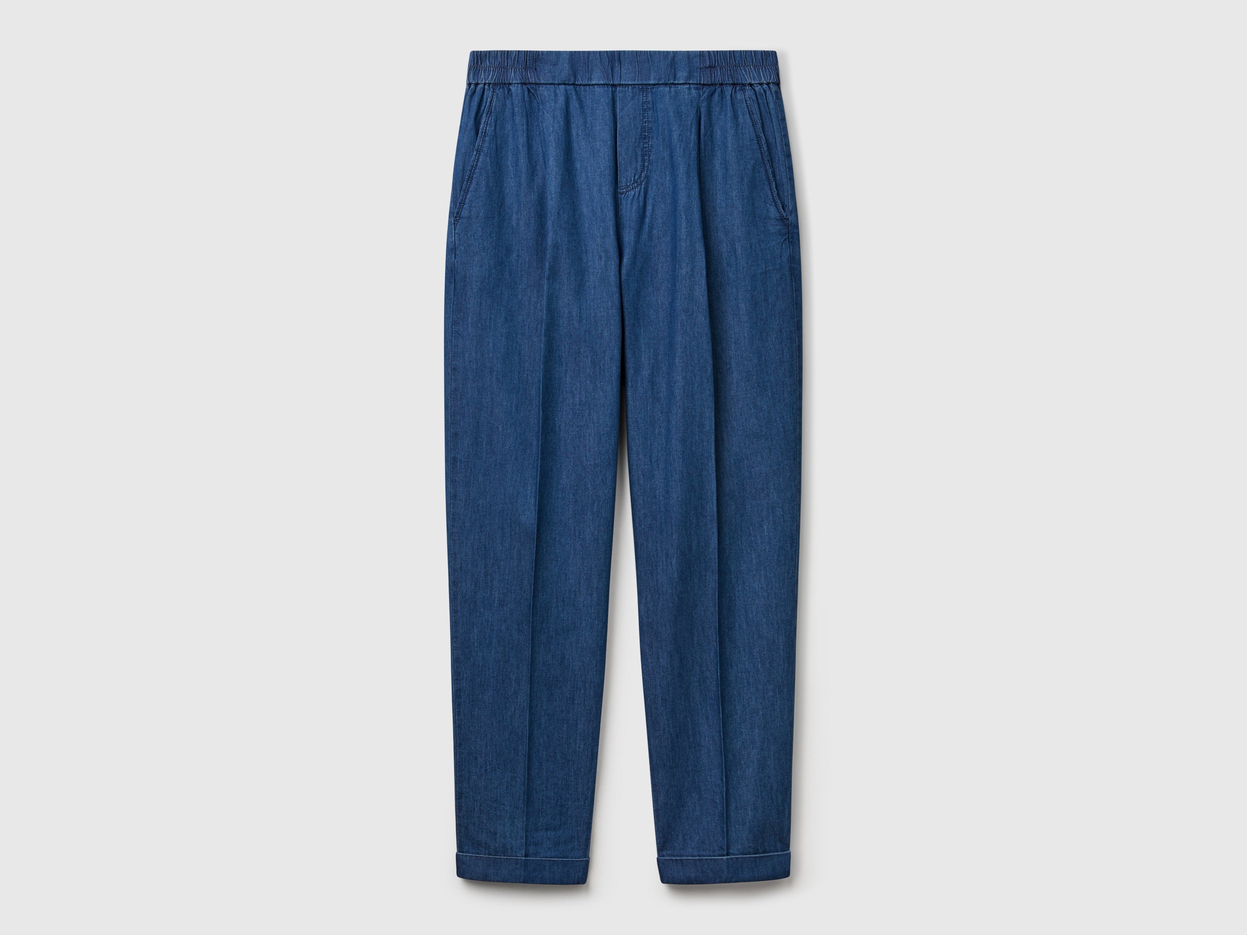 Chinos em chambray com elástico - ucb_image_FS