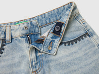 Denim shorts with embroidery - ucb_image_DS1