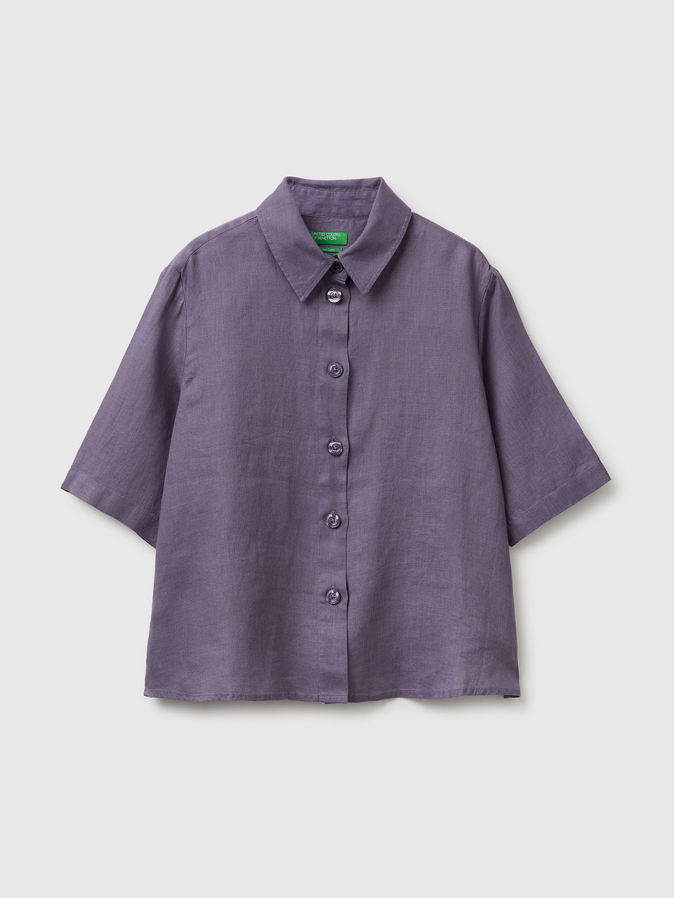 Short shirt in pure linen - ucb_image_FS