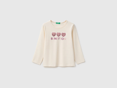 T-shirt com estampa e lantejoulas - ucb_image_FS