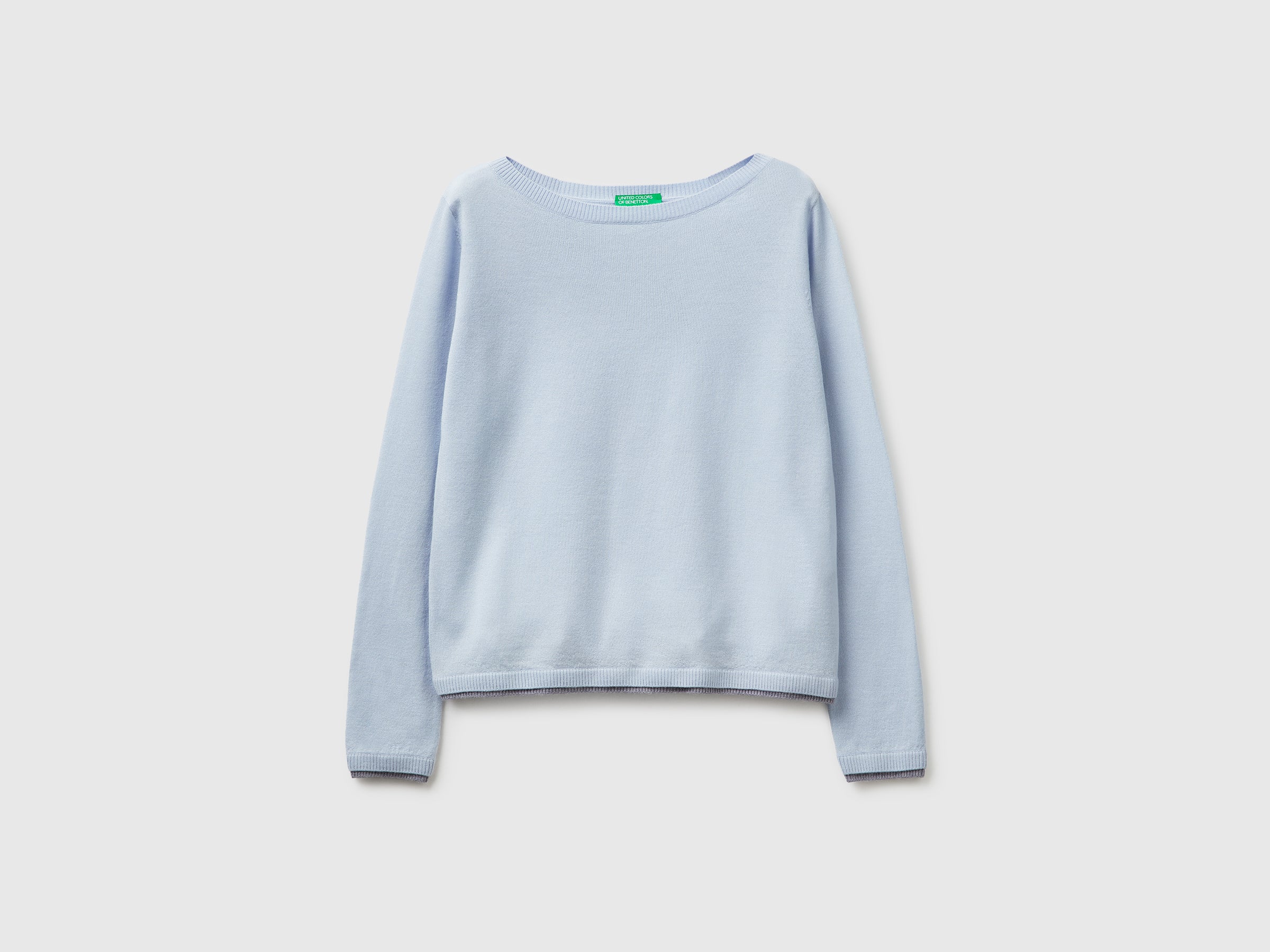 100% Merino wool boat neck sweater - ucb_image_FS