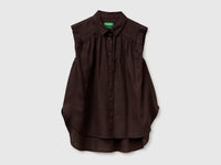 100% linen sleeveless blouse - ucb_image_FS