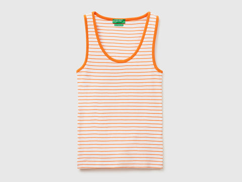 Striped tank top in pure cotton - ucb_image_FS