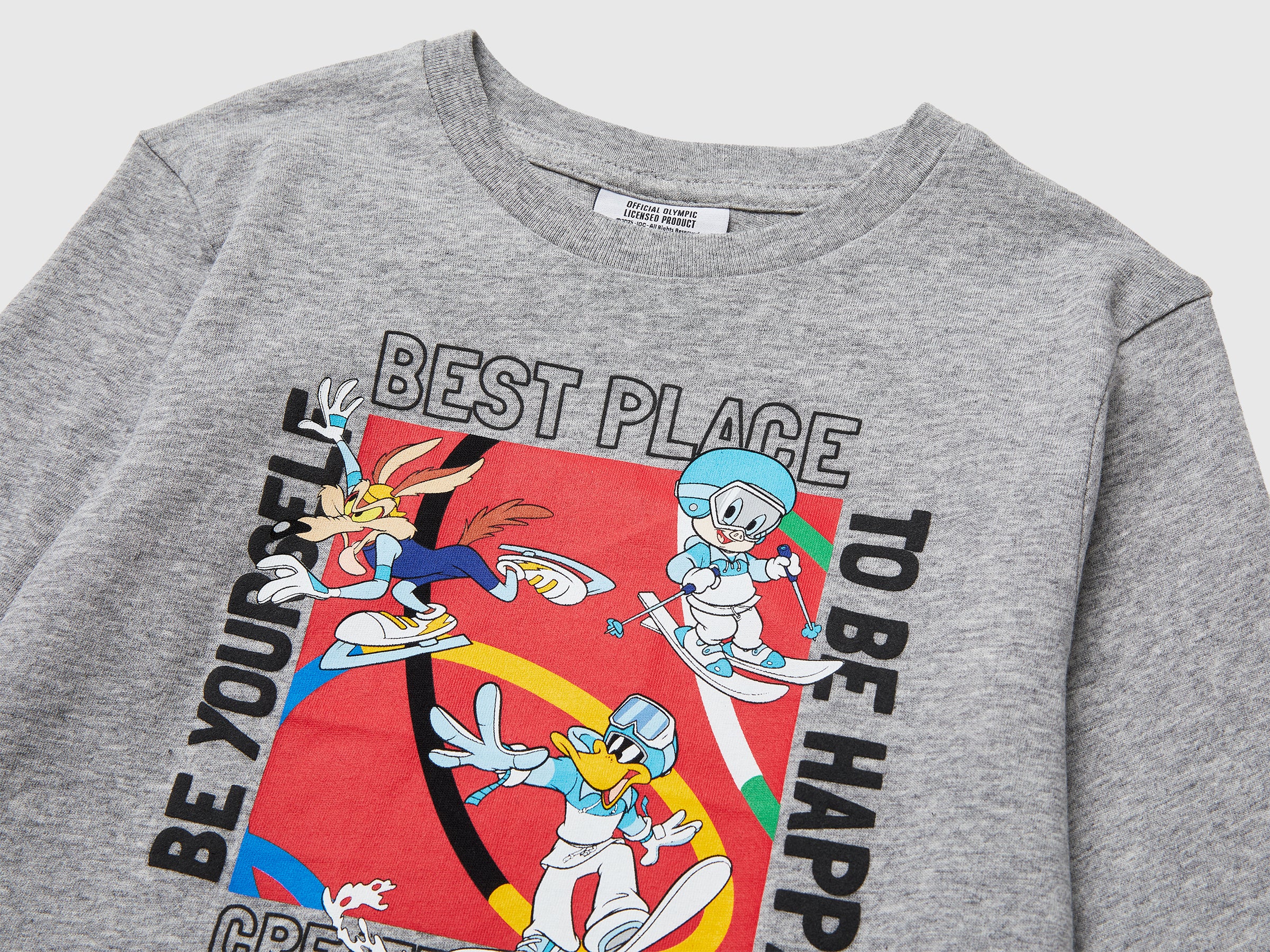 Looney Tunes x Olympic Collection gray T-Shirt - ucb_image_DS1