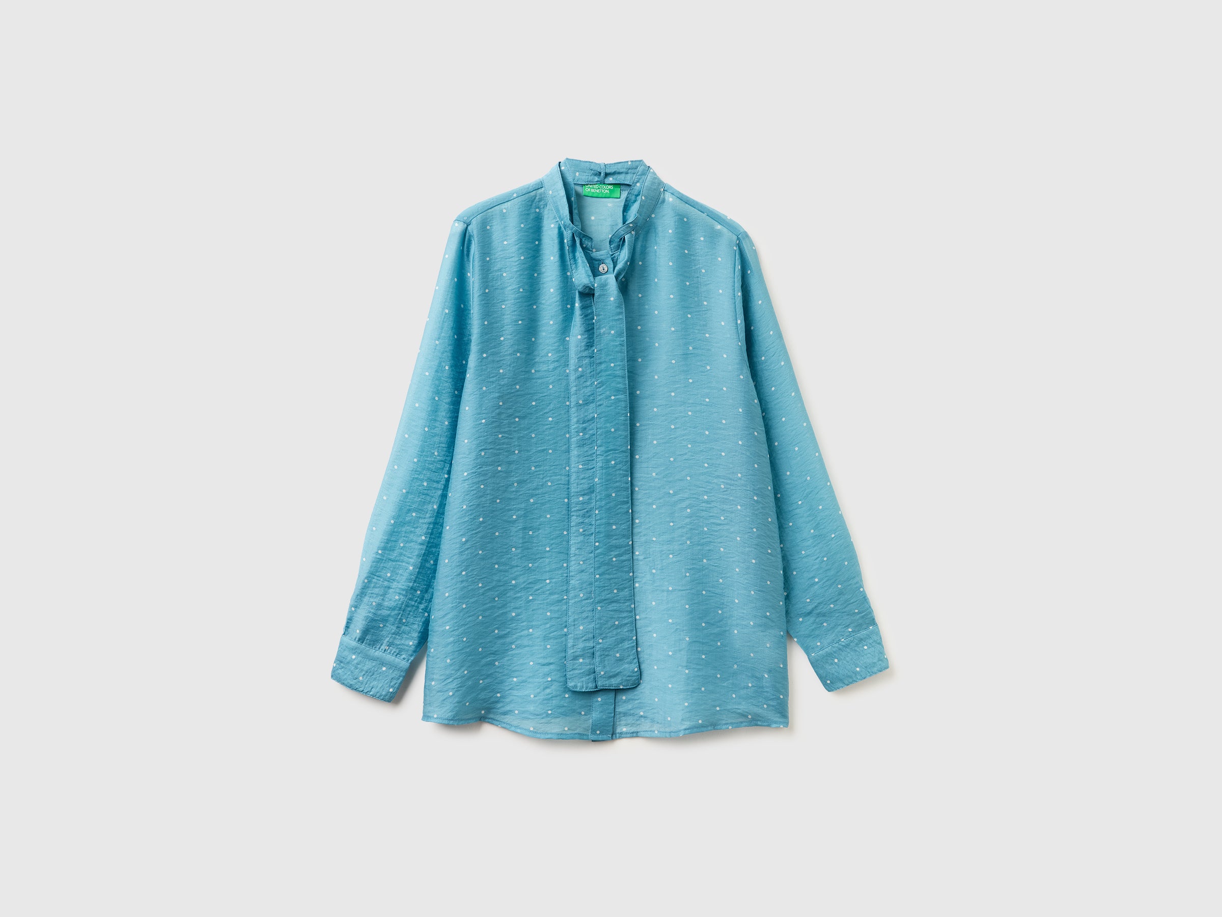 Flowy shirt with micro polka dots - ucb_image_FS