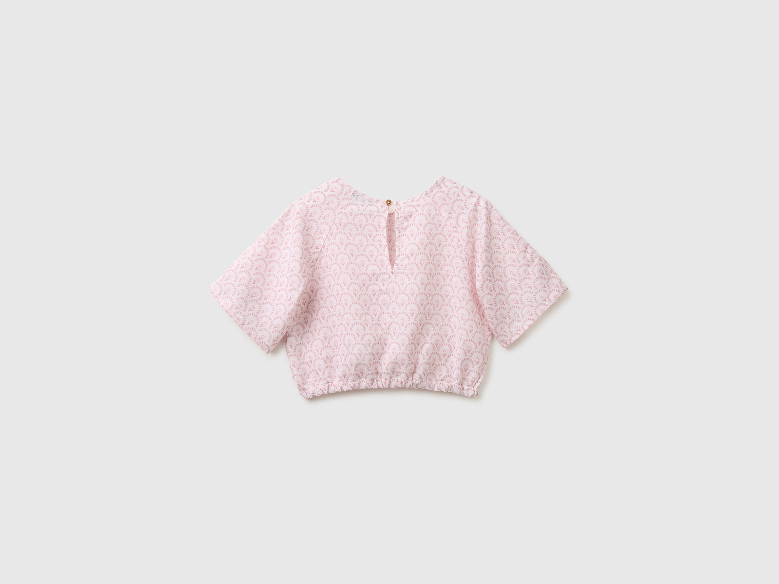 Blusa às flores em mistura de linho - ucb_image_BS