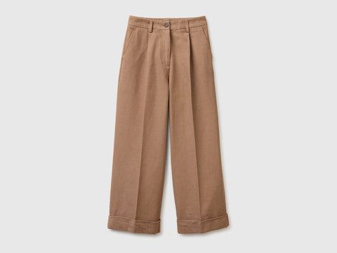 Wide trousers with cuffs - ucb_image_FS