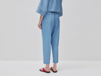 Chinos em chambray com elástico - ucb_image_B