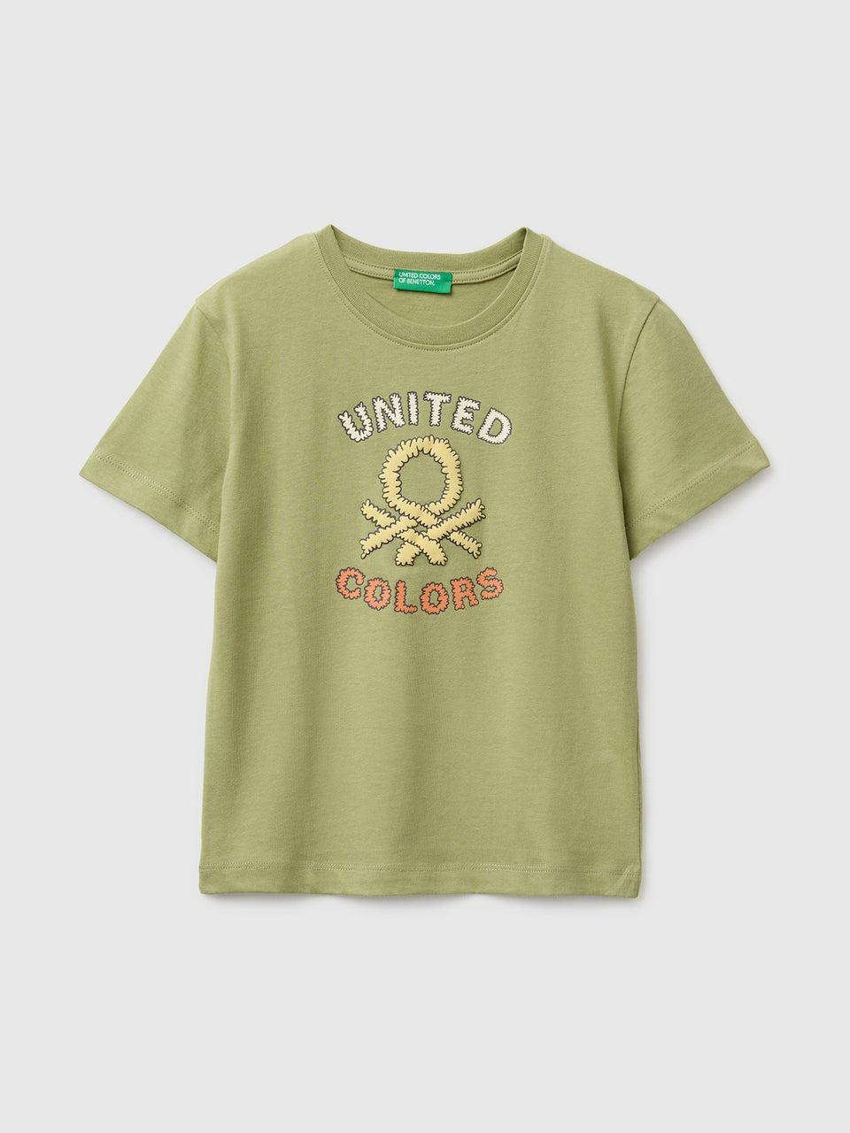T-shirt em algodão orgânico com estampa logótipo - ucb_image_FS