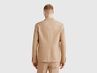 Blazer riscado em mistura de linho - ucb_image_B