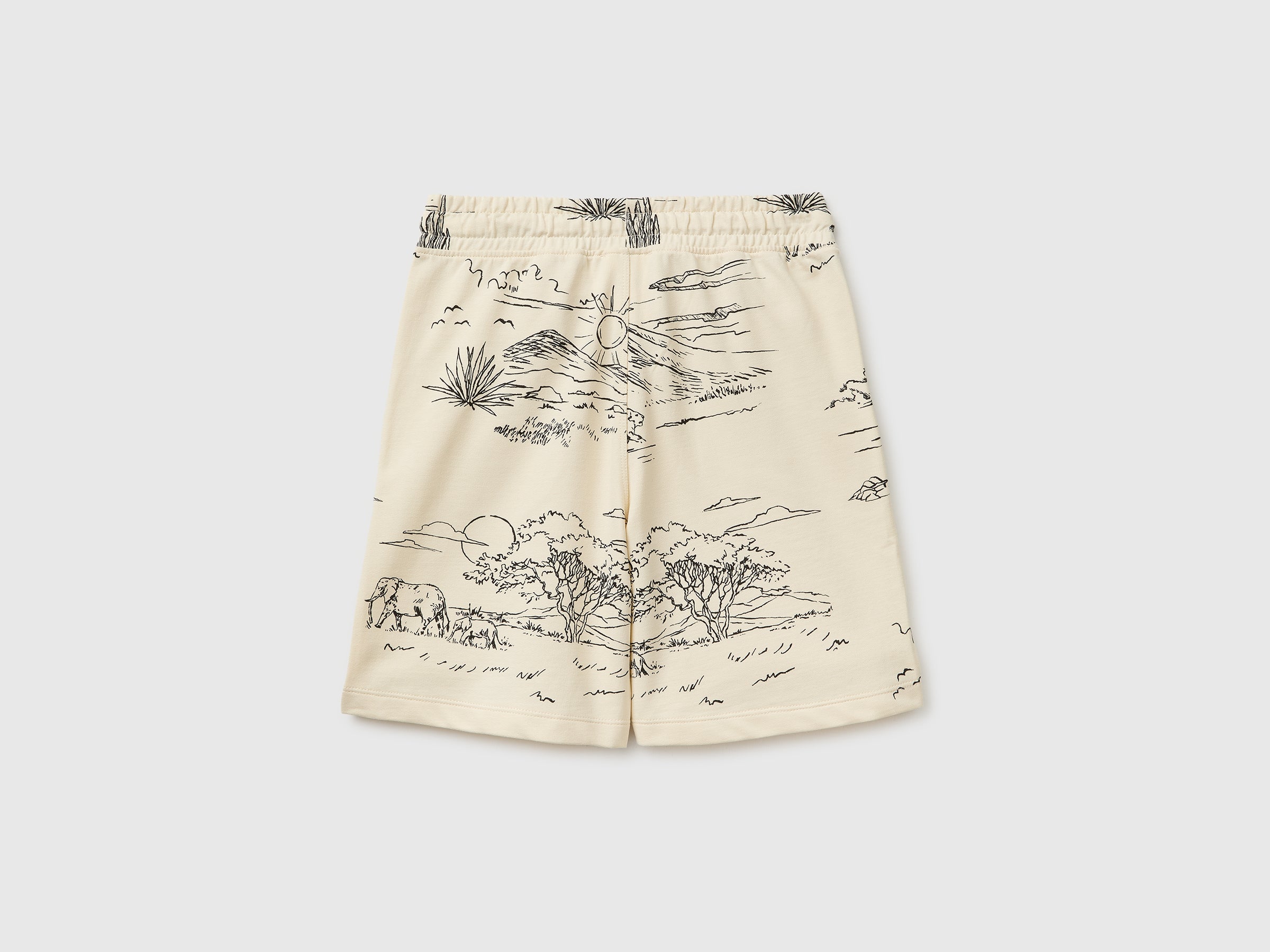 Printed sweatshirt Bermuda shorts - ucb_image_BS