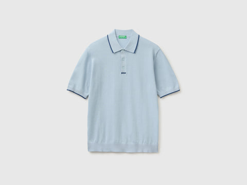 100% cotton knitted polo shirt - ucb_image_FS