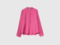 Striped blouse with mandarin collar - ucb_image_FS