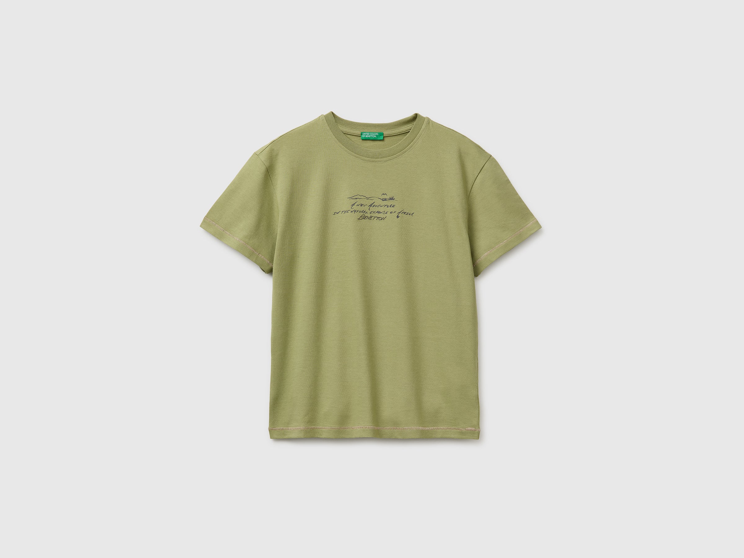 Oversized T-shirt with print and embroidery - ucb_image_FS