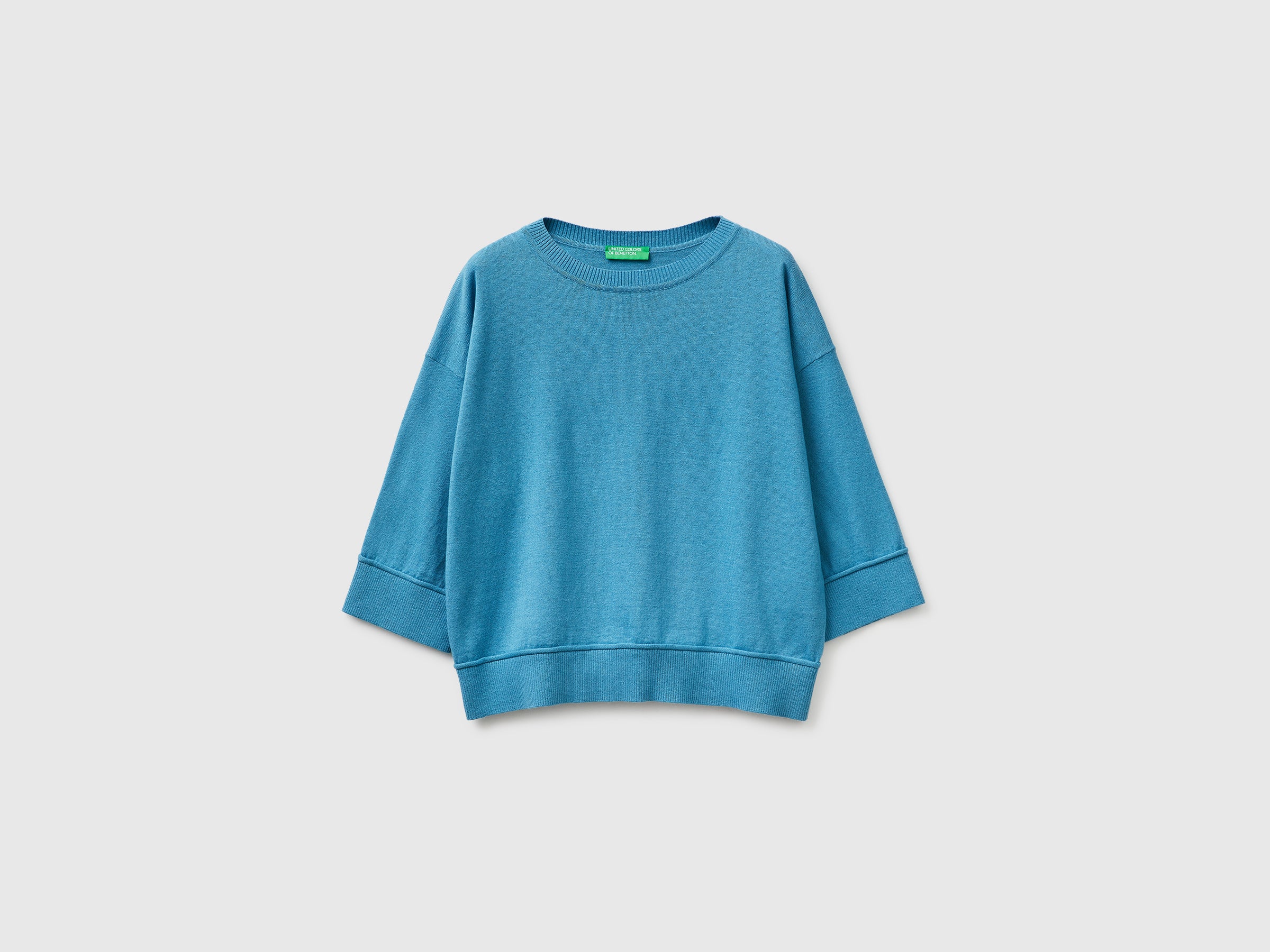 Crew neck sweater in cotton and wool - ucb_image_FS