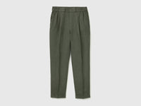 100% linen cigarette trousers - ucb_image_FS