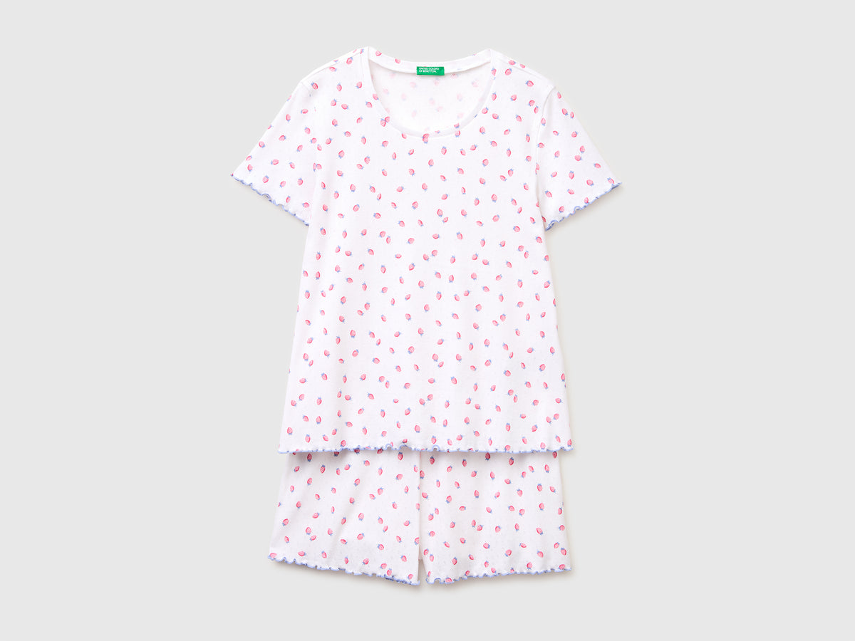 Ribbed patterned short pyjamas - ucb_image_FS