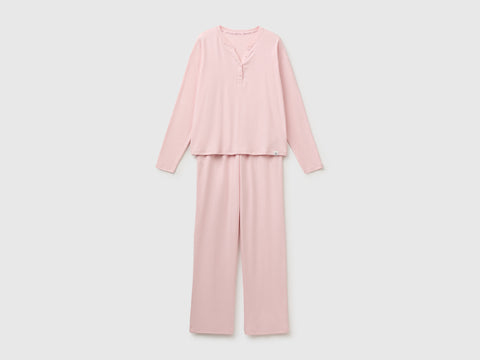 Pijama com t-shirt de gola henley - ucb_image_FS