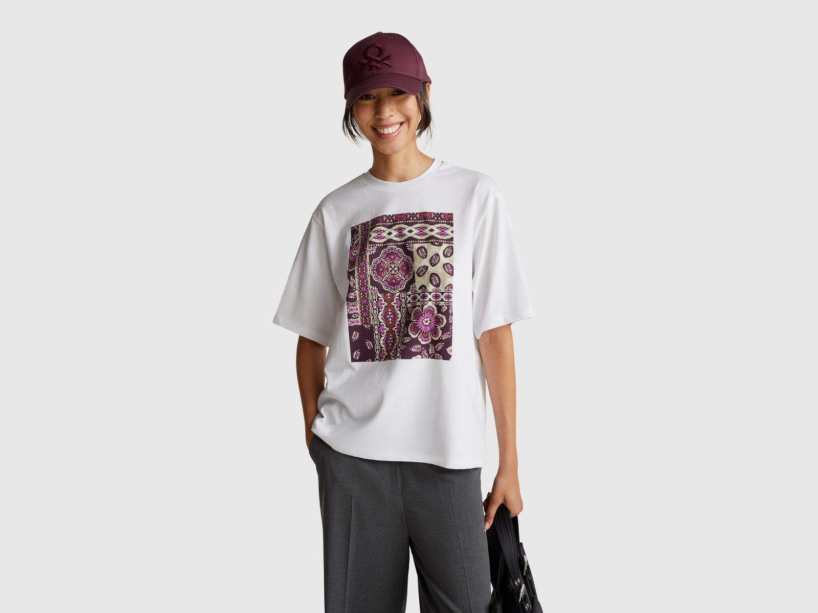 T-shirt com estampa bandana - ucb_image_F