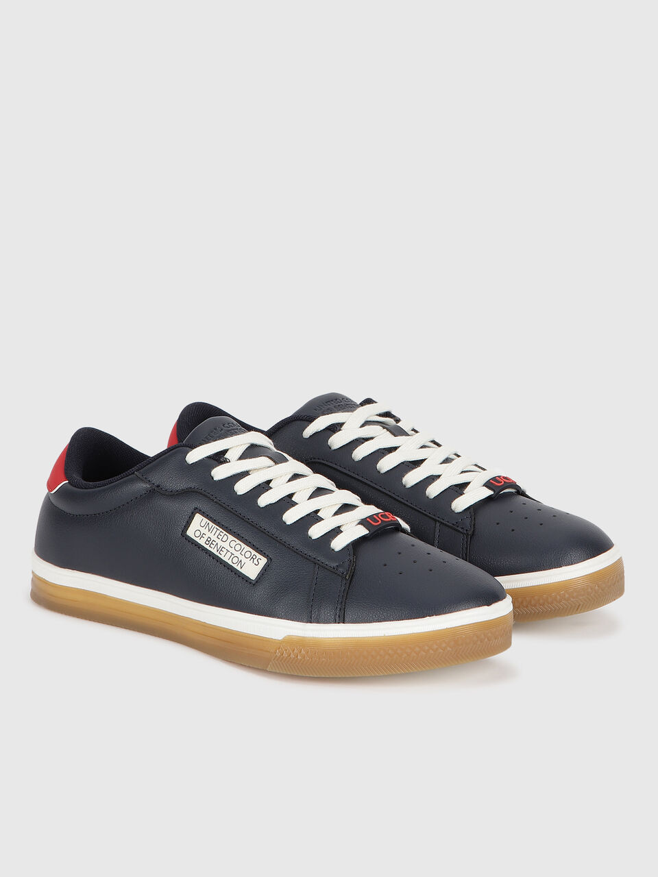PU SNEAKER WITH POP-UP DOUBLE COLOR SOLE image number null