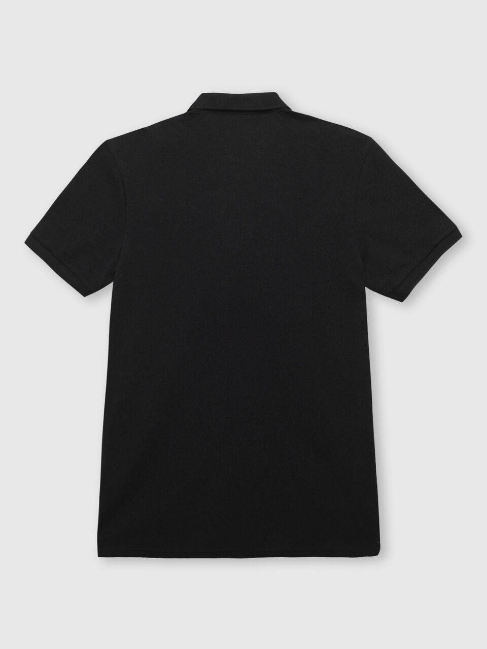 Short Sleeve Solid Polo Neck Tee image number 2