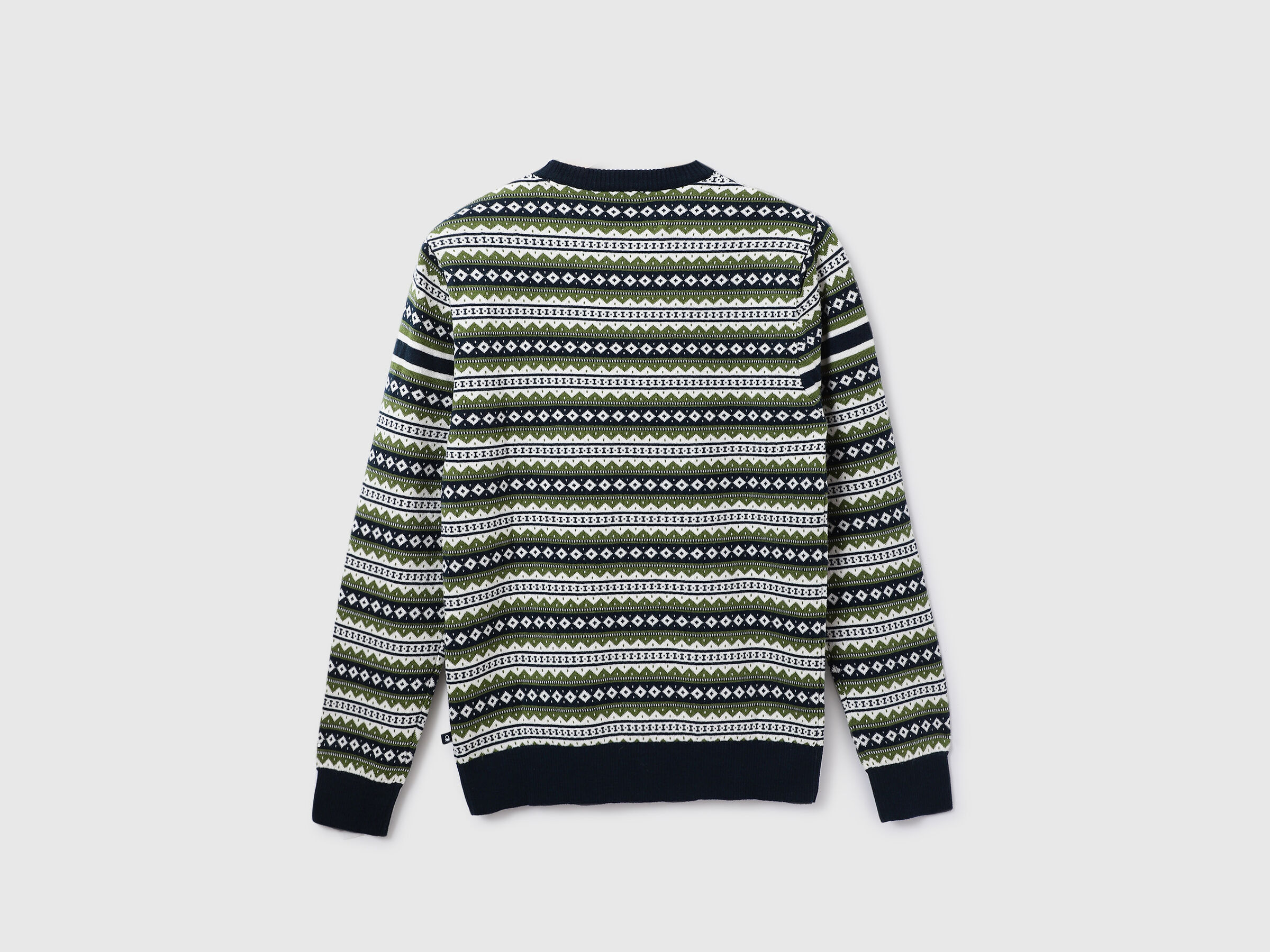 ACROWOOL FAIR ISLE SWEATER image number 7