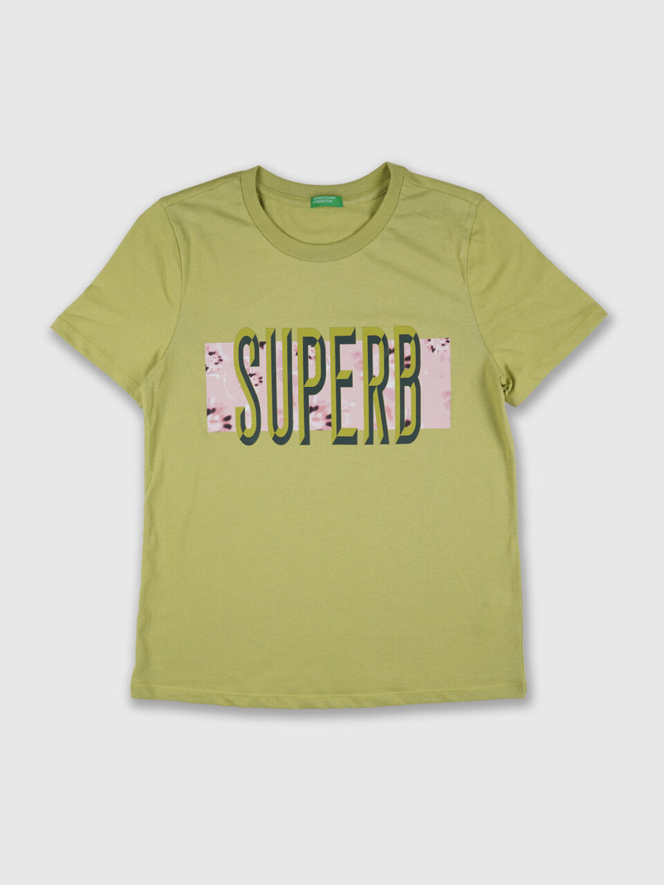 Short Sleeve Printed Round Neck Top image number 1