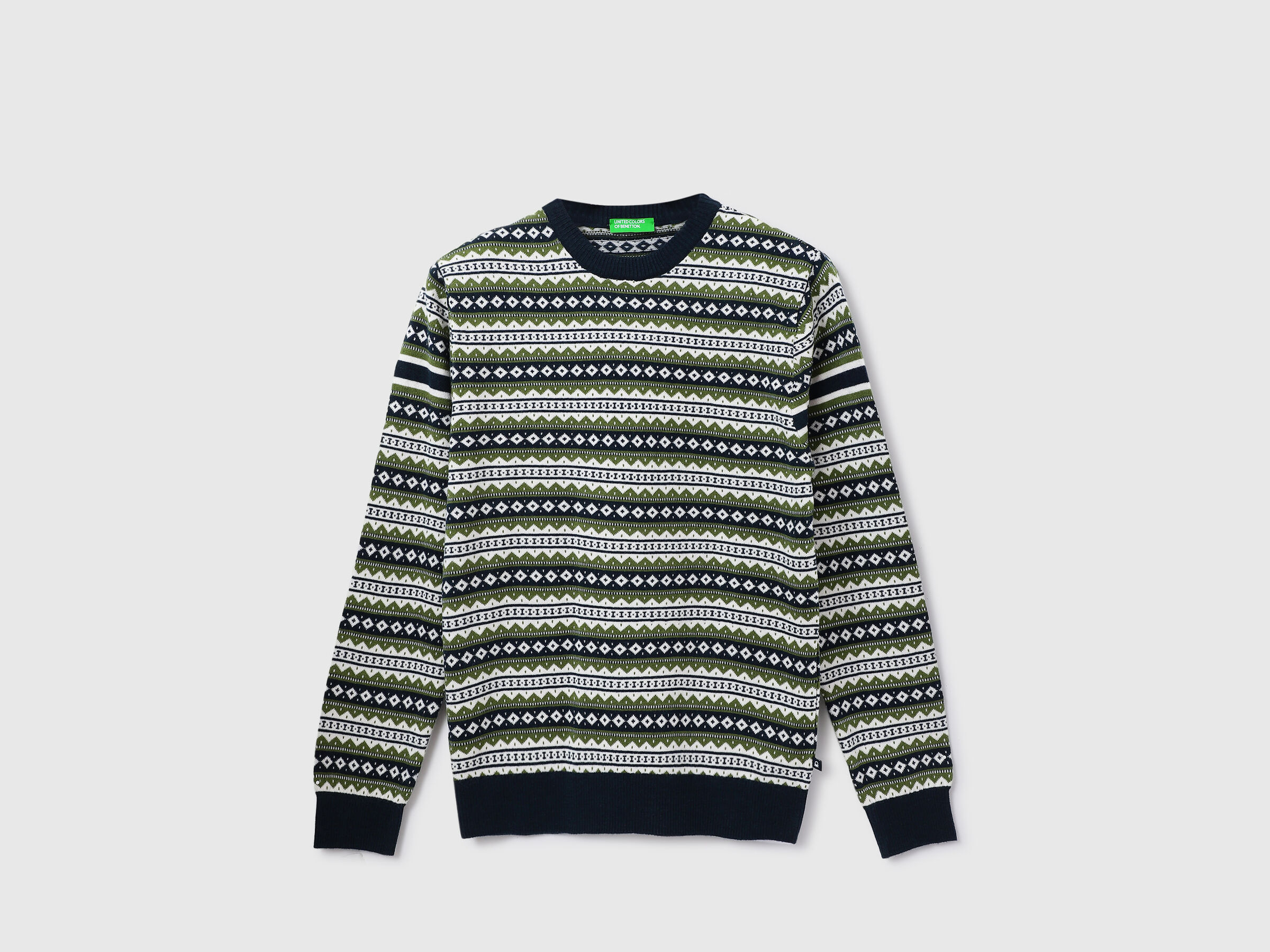ACROWOOL FAIR ISLE SWEATER image number 6