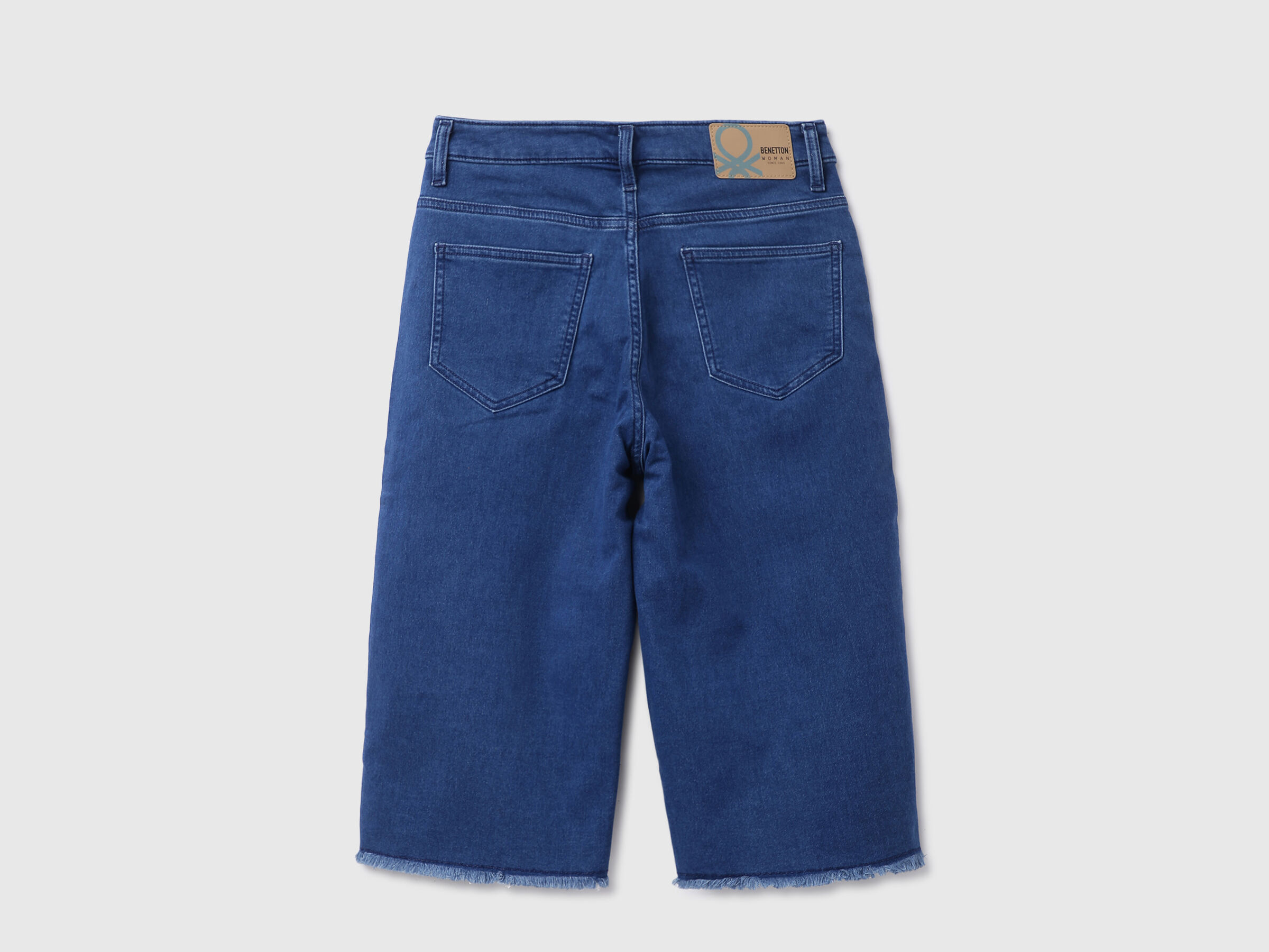 DENIM CULLOTES-BLUE image number 6