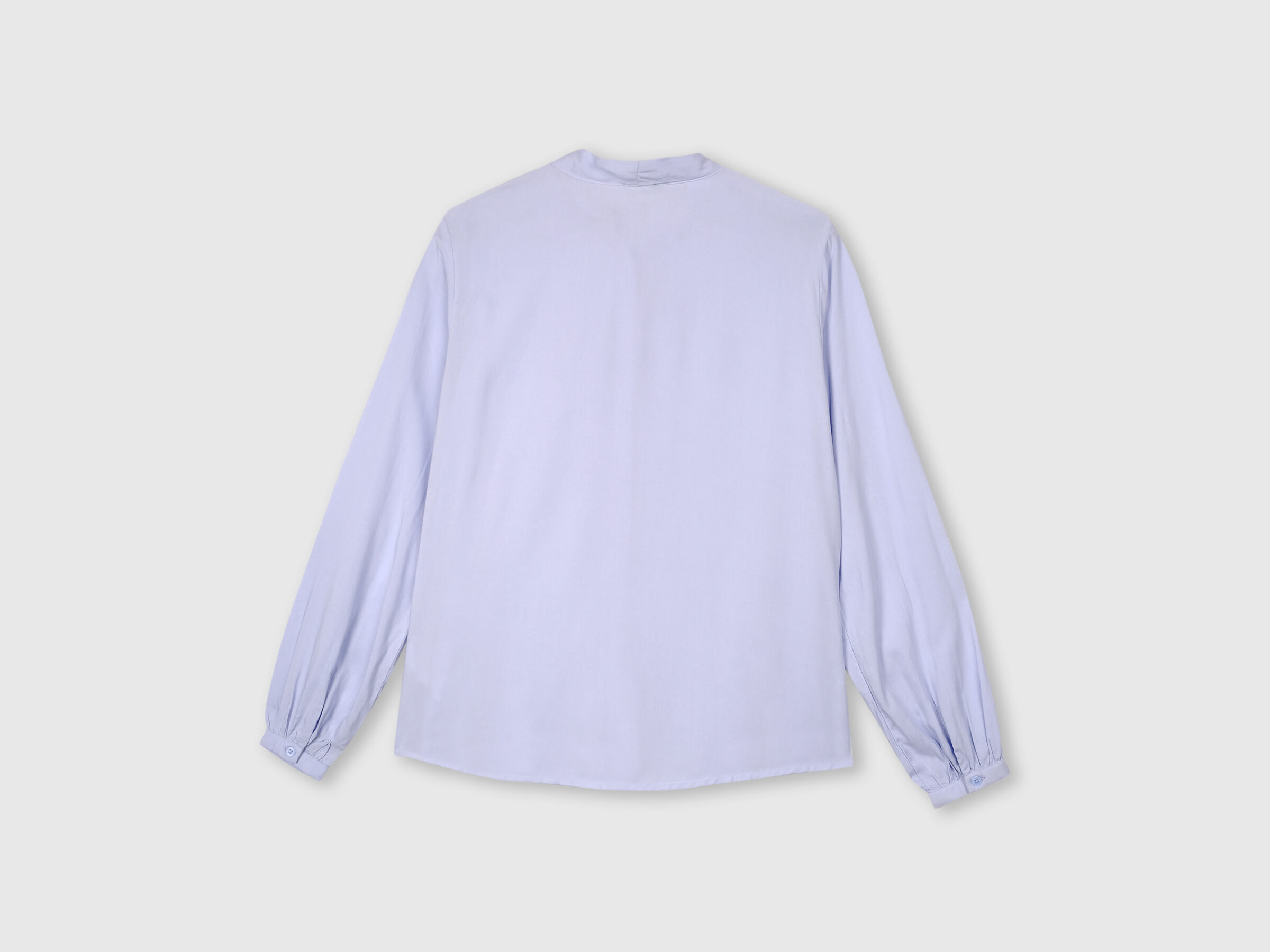 Full sleeved top with pussy bow image number 7