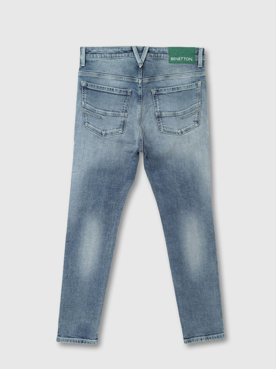 LOW CROTCH HERITAGE BLUE PRINTED JEANS image number 2