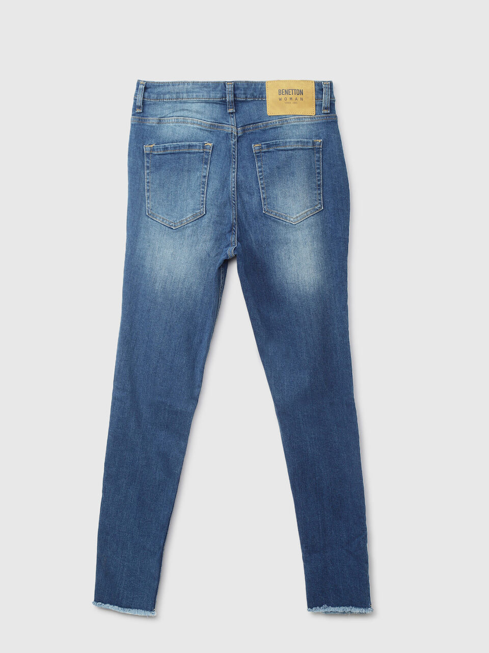 BASIC 5 POCKET JEGGING WITH RAW EDGE image number 2