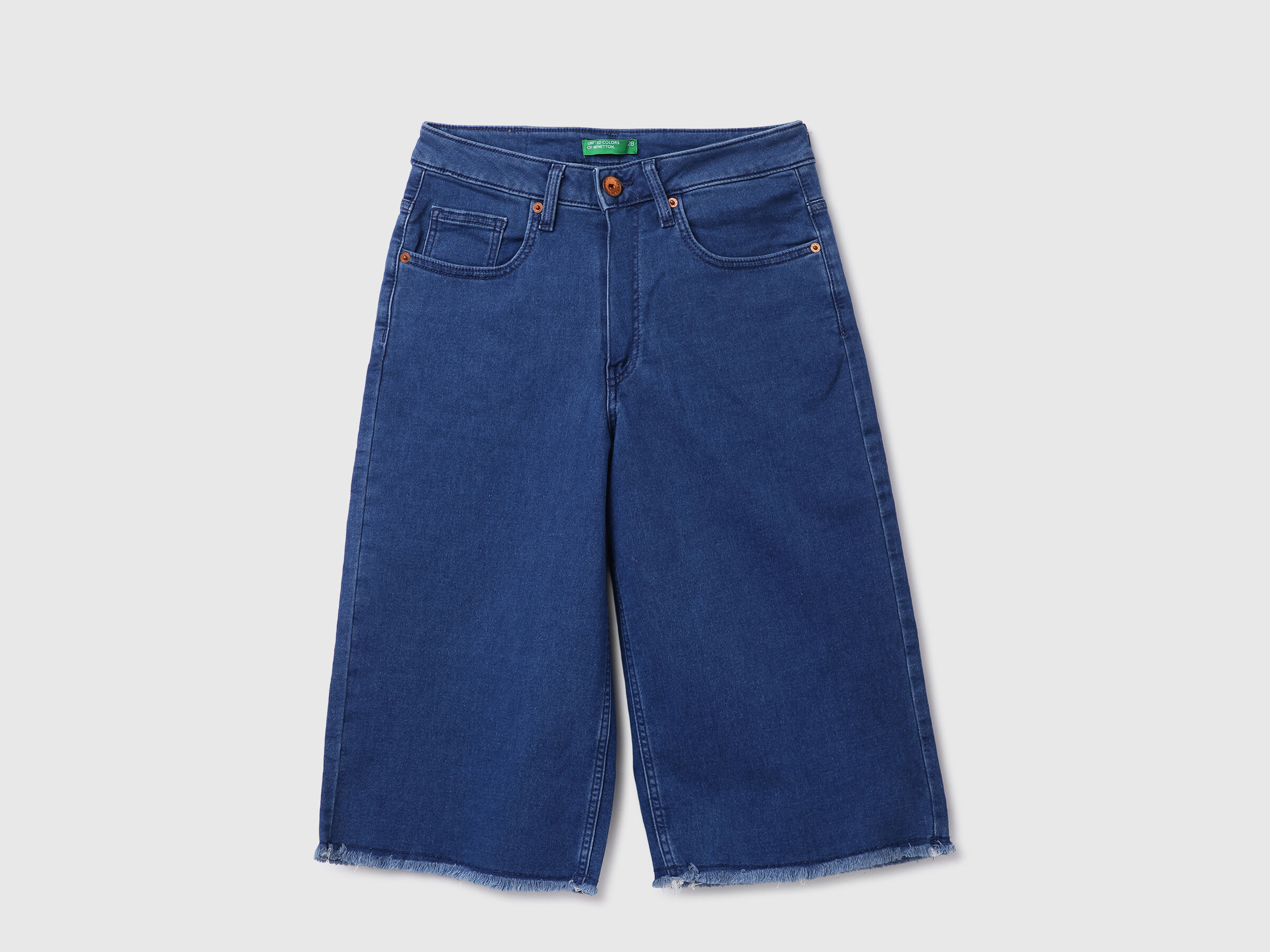 DENIM CULLOTES-BLUE image number 5