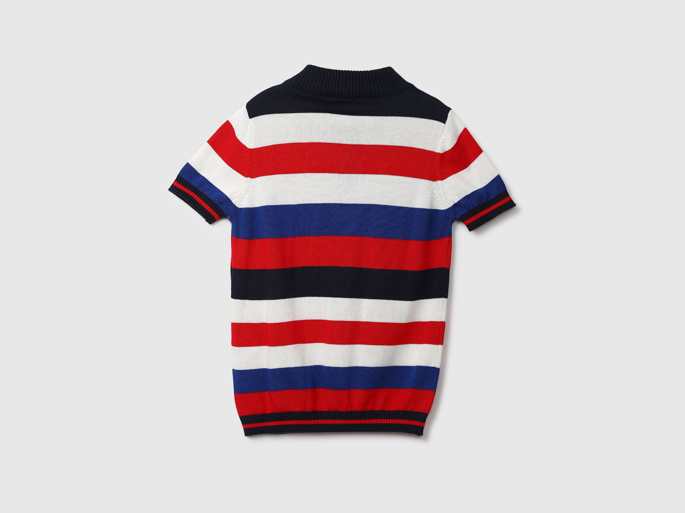 Half Zipper Striper Tricot Top image number 1