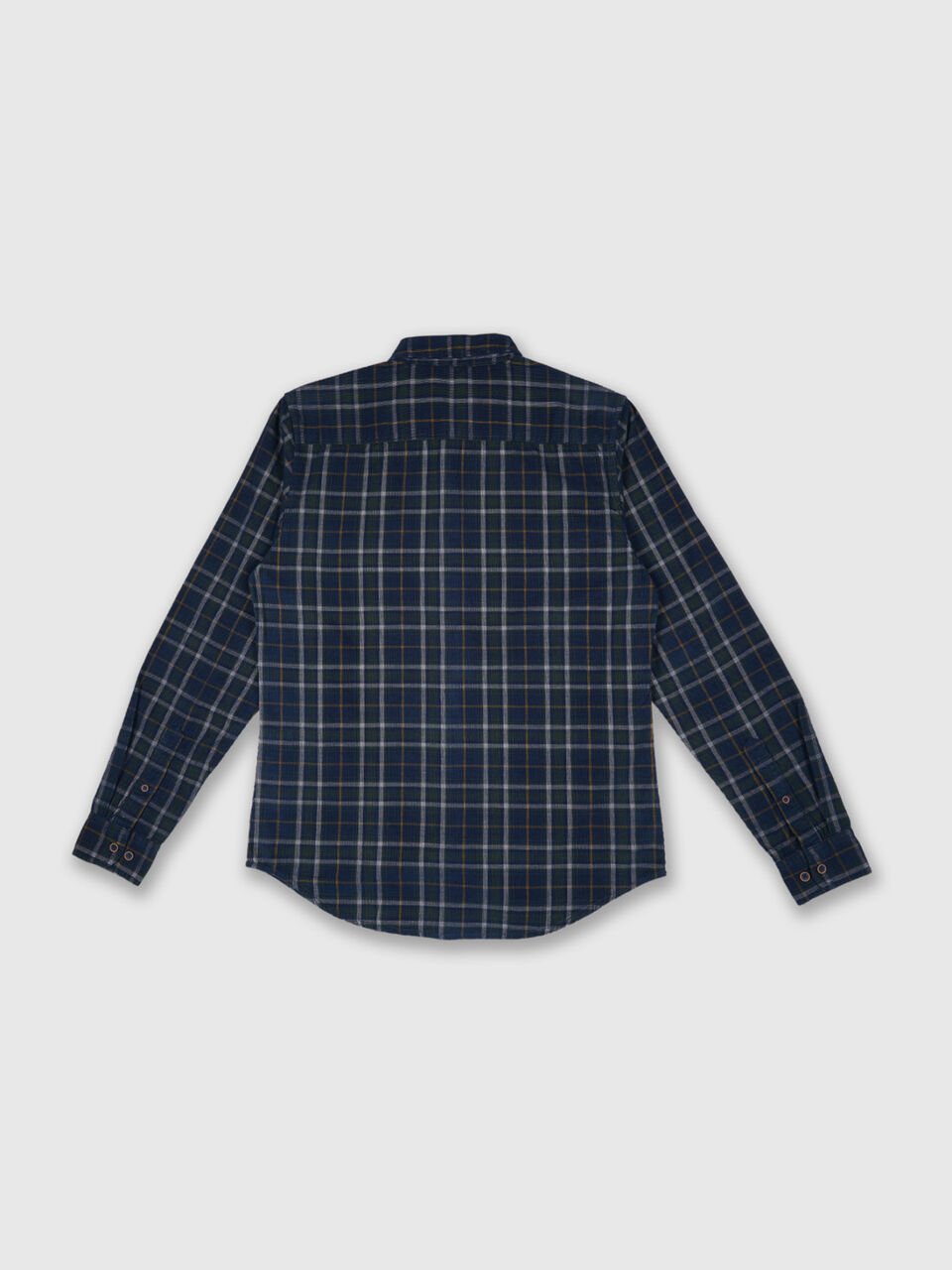Fill Sleeve Multicolour Courdroy Check Shirt image number 2