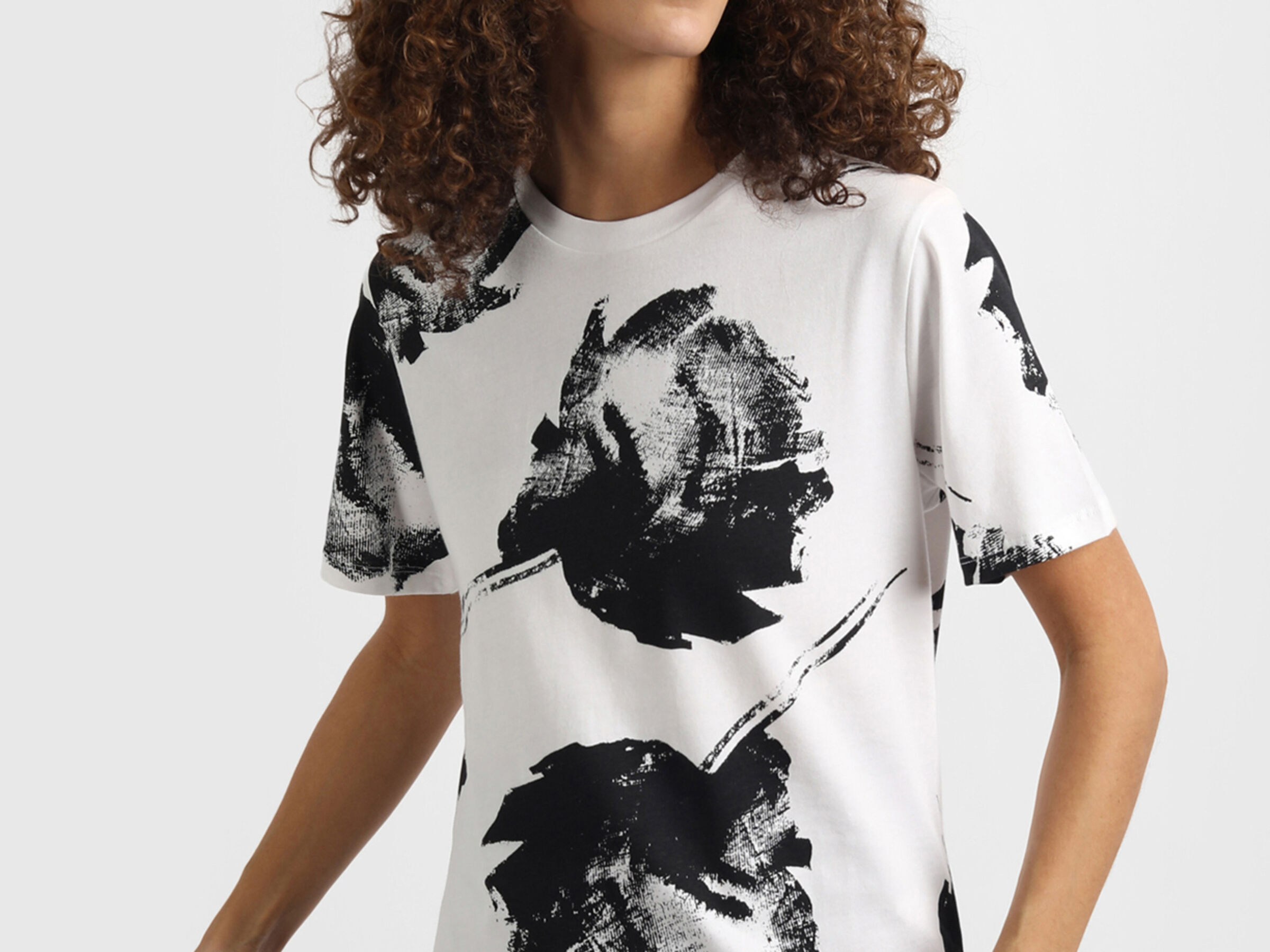 T-Shirt With Natural Vibes Print image number 0