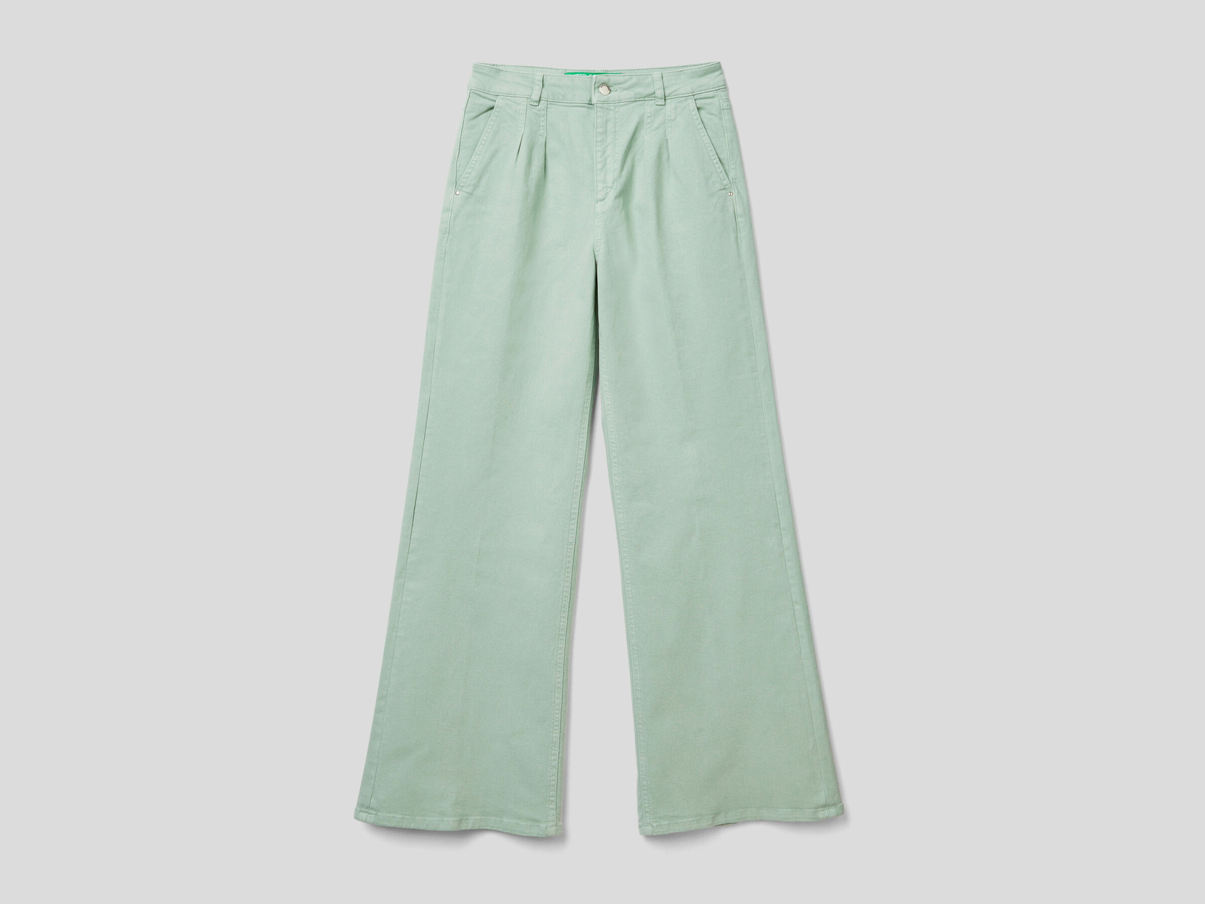 FLARED EASY DENIM WHITE image number 3