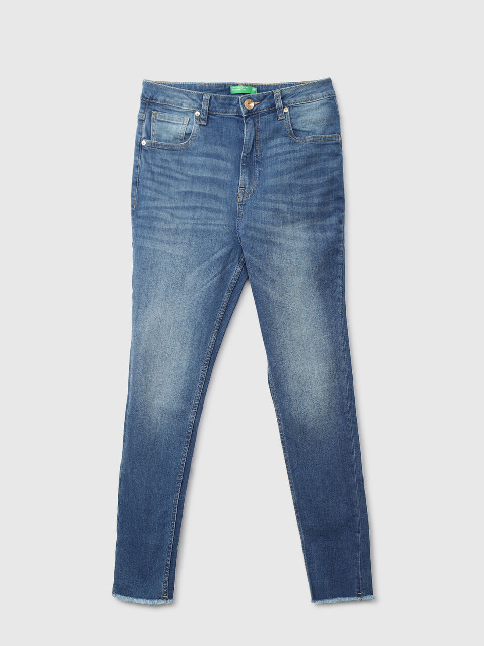 BASIC 5 POCKET JEGGING WITH RAW EDGE image number 1
