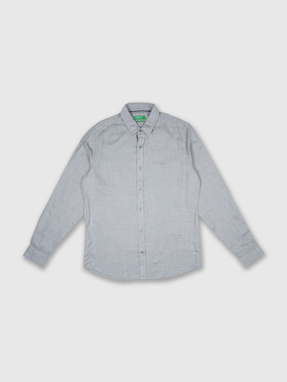 Fill Sleeve Lyocell Melange Shirt image number 1