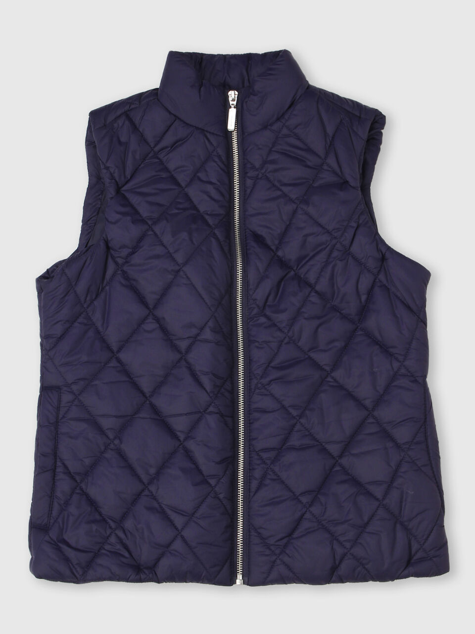 Short Sleeve Diamond Quilted Puffer Jacket image number 1
